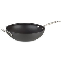 Nonstick Hard-Anodized 12′′ Wok with Helper Handle and Cover